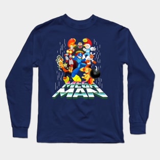 Mega Man and Bosses Long Sleeve T-Shirt